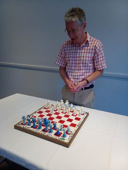 A person playing chess on a table

AI-generated content may be incorrect.